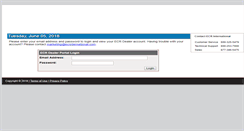 Desktop Screenshot of ecrdealerportal.com