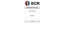Tablet Screenshot of ecrdealerportal.com